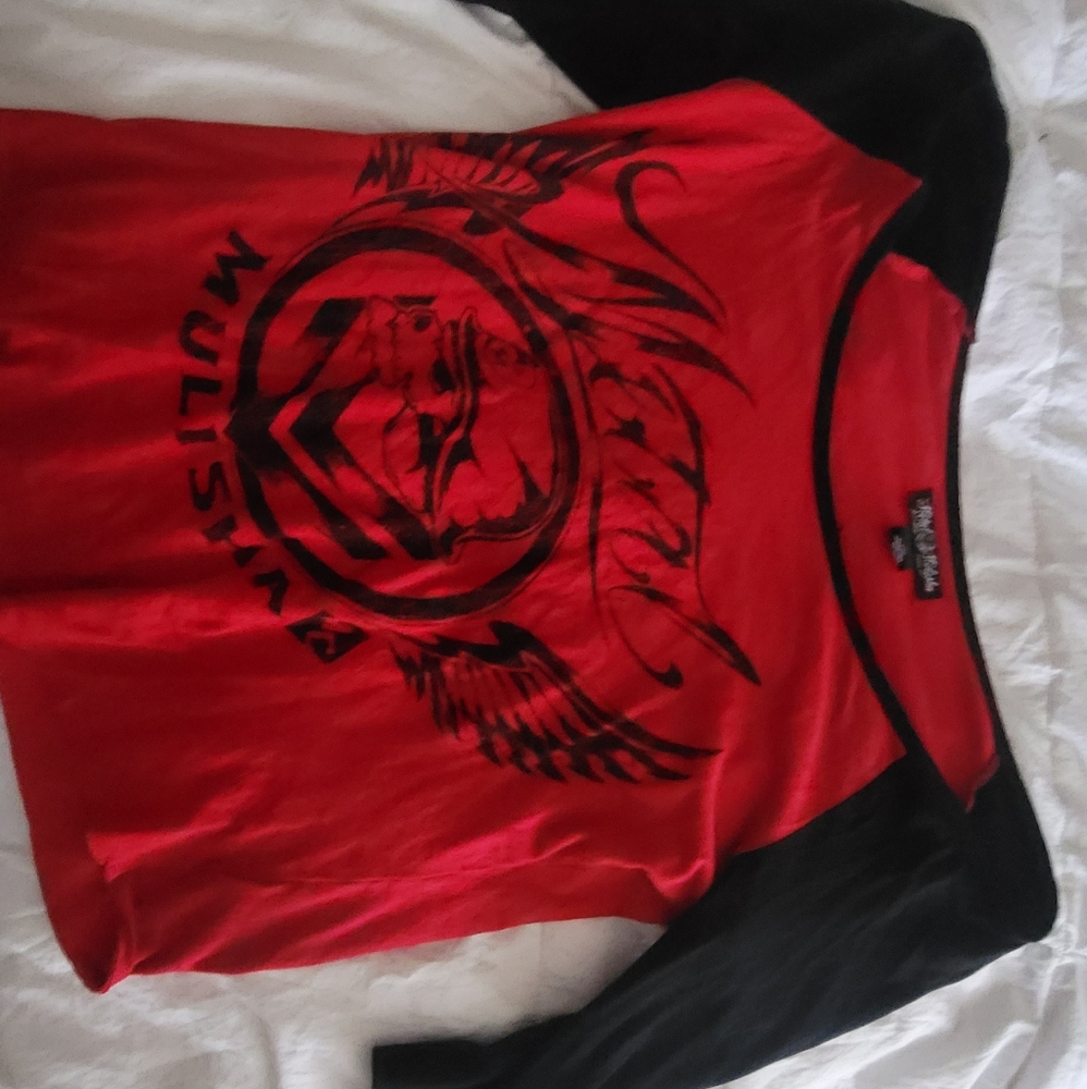 Black and red Metal Mulisha T-shirt